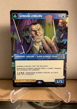 Norman Osborn 220 Borderless FOIL Marvel's Spider-Man Pack Fresh MTG MINT - Image 1