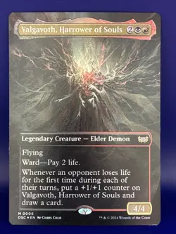 [1x] Valgavoth, Harrower of Souls - Foil - Borderless Near Mint, English - Image 1