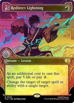 Redirect Lightning Foil Showcase Avatar: The Last Airbender NM MTG - Image 1