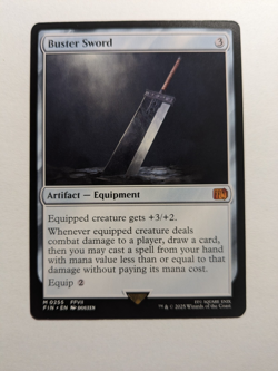 Buster Sword 0255 Final Fantasy NM MTG Regular - Image 1