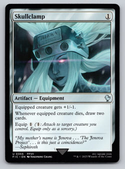 Skullclamp - Final Fantasy Commander - MTG - Image 1