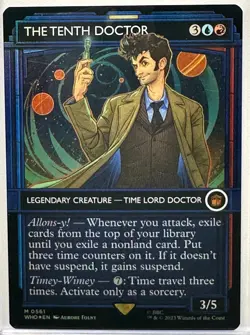 The Tenth Doctor (Showcase), Doctor Who, Magic the Gathering, MTG, FOIL (561) - Image 1