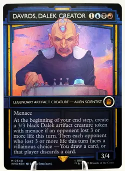 Davros, Dalek Creator | Showcase | Doctor WHO | MTG EDH Dimir | Mythic | NEW NM - Image 1