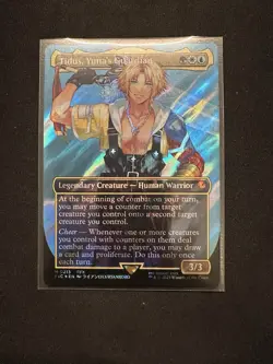 Magic The Gathering MTG Tidus, Yuna's Guardian Surge Foil Final Fantasy - Image 1