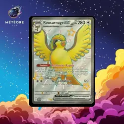 Carte Pokemon Roucarnage Ex 221/091 Destinees de Paldea Francais Neuve - Image 1