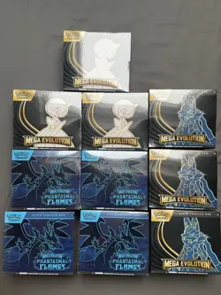 Pokemon TCG Mega evolution & Phantasmal Flames BULK Elite trainer boxes ETB - Image 2