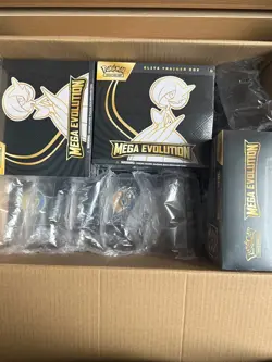 Pokemon TCG Mega evolution & Phantasmal Flames BULK Elite trainer boxes ETB - Image 5