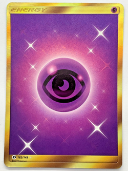 Pokemon, Sun & Moon Base Set, Psychic Energy, 162/149, Secret Rare, Near Mint - Image 1