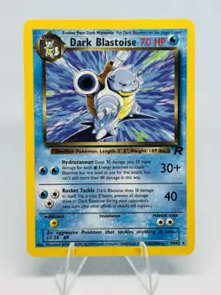 Dark Blastoise (20) 20/82 Team Rocket LP Non-Holo Pokemon TCG - Image 1