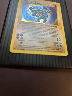 Pokemon 1st Edition Machamp - 8/102 (Base Set Shadowless) Holo Rare NM/LP - Image 3