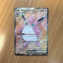 Pokemon TCG 151 Wigglytuff EX 187/165 Full Art Near Mint - Image 1