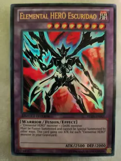 YuGiOh Shonen Jump Ultra Rare Elemental HERO Escuridao YG09-EN001 - Image 1