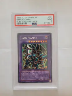 PSA 9 - YUGIOH - 2003 - DMG-001 - DARK PALADIN - SECRET RARE - Image 1