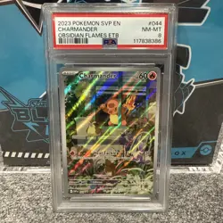 Pokemon Charmander 044 Sv: Scarlet & Violet Promo Cards Holo PSA 8 - Image 1