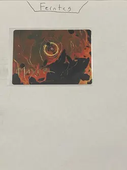 Magic Frodo Baggins Art Card Gold Lord of the Rings Ships Same Day - Image 1