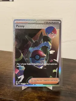 Penny Paldean Fates Holo Special Illustration Rare Card 239/091 SV Pokemon NM - Image 1