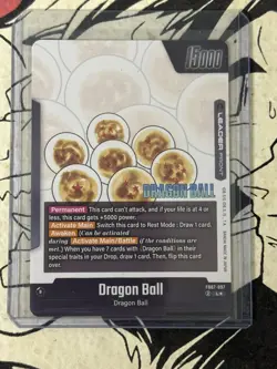 Shenron FB07-097 Leader Gold Manga Booster 02 Dragon Ball Card English DB.1 - Image 2