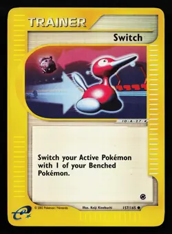 Switch 157/165 Reverse Holo Expedition Pokemon Card - Image 1