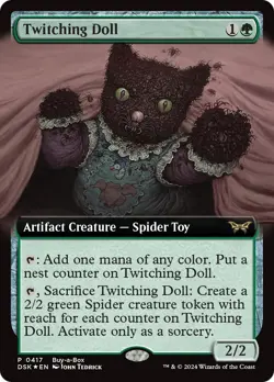 Twitching Doll (Buy-A-Box Promo) FOIL PROMO NM Artifact Green Rare CARD ABUGames - Image 1