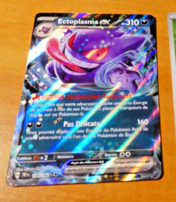 POKEMON CARD RARE HOLO CARTE Ectoplasma EX 104/162 TEF EV05 FR JCC MINT 2024 - Image 1