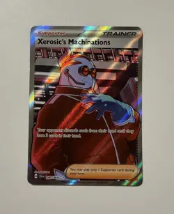 Pokemon TCG Xerosic’s Machinations 089/064 Shrouded Fable Full Art Rare Card NM - Image 3