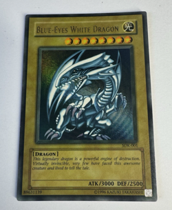 FADED BLUE-EYES WHITE DRAGON SDK-001 - Starter Deck Kaiba Card - Yu-Gi-Oh - Image 1