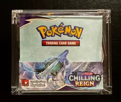 EMPTY Sword & Shield Chilling Reign Pokemon Card Booster Box Pack - Image 1