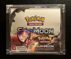 EMPTY Sun & Moon Burning Shadows Pokemon Card Booster Box Pack - Image 1