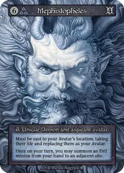 Sorcery: Contested Realm Mephistopheles Unique Regular NM (GT) - Image 1