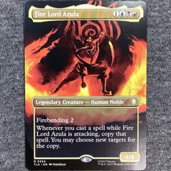 Fire Lord Azula (0334) - Borderless R MTG Avatar: The Last Airbender - English - Image 1