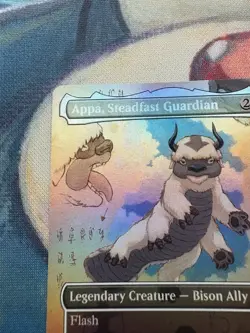 Magic The Gathering Avatar Appa, Steadfast Guardian Borderless M 0316 Foil NM - Image 3