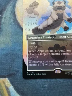 Magic The Gathering Avatar Appa, Steadfast Guardian Borderless M 0316 Foil NM - Image 4