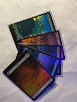 Magic The Gathering: Avatar the Last Air Bender Foil Full Art Land Lot X5 - Image 1