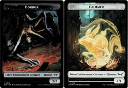 Horror / Glimmer (Token) - FOIL - MTG Duskmourn - Image 2
