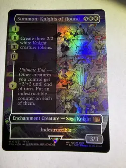 Summon: Knights of Round (Borderless) Final Fantasy Foil - Image 2