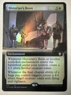 Historian's Boon (Extended Art) Commander: Dominaria United Foil - Image 1