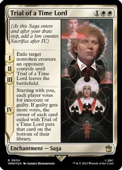 MTG Trial of a Time Lord (Surge Foil) WHO Rare Foil #634 - Image 1