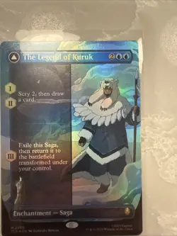 The Legend of Kuruk FOIL Borderless 355 Avatar TLA MTG Mythic Unplayed Mint M/NM - Image 1