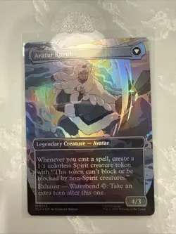 The Legend of Kuruk FOIL Borderless 355 Avatar TLA MTG Mythic Unplayed Mint M/NM - Image 2
