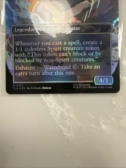 The Legend of Kuruk FOIL Borderless 355 Avatar TLA MTG Mythic Unplayed Mint M/NM - Image 3