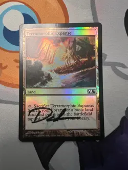 Terramorphic Expanse Foil Signed M11 MTG Magic the Gathering - Image 1