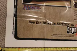 1999 Magic the Gathering ESPN World Championship Promo Display Poster WOTC NOS - Image 5