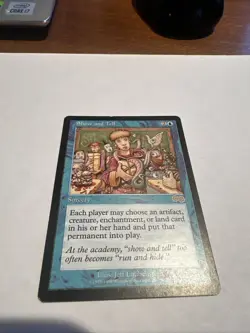 Show and Tell Urza's Saga EX/LP 96/350 MTG Magic the Gathering Sorcery Rare Blue - Image 1