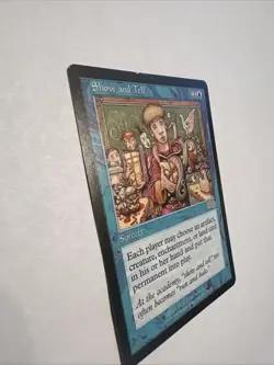 Show and Tell Urza's Saga EX/LP 96/350 MTG Magic the Gathering Sorcery Rare Blue - Image 2