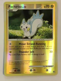Pachirisu 35/130 Diamond & Pearl Reverse Holo Holo Rare - Pokemon TCG - Image 1