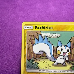 Pokemon TCG Pachirisu 49/156 Sm-Ultra Prism Reverse Holo NM/Near Mint - Image 3