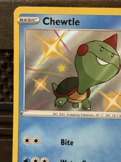 Chewtle (SV028/SV122) Shiny Holo Rare Shining Fates: Shiny Vault NM Pokemon TCG - Image 2