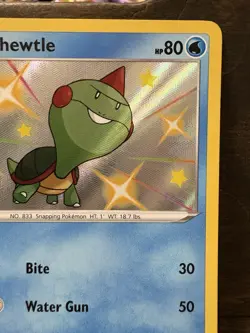 Chewtle (SV028/SV122) Shiny Holo Rare Shining Fates: Shiny Vault NM Pokemon TCG - Image 3