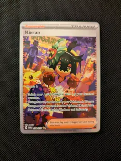 Kieran Twilight Masquerade Special Illustration Rare Pokemon Card 218/167 NM+ - Image 1