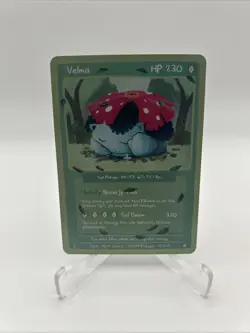 2024 Pokepu Velma - Venusaur Pokemon Parody Fan Art Custom Card 03/75 Holo Rare - Image 1